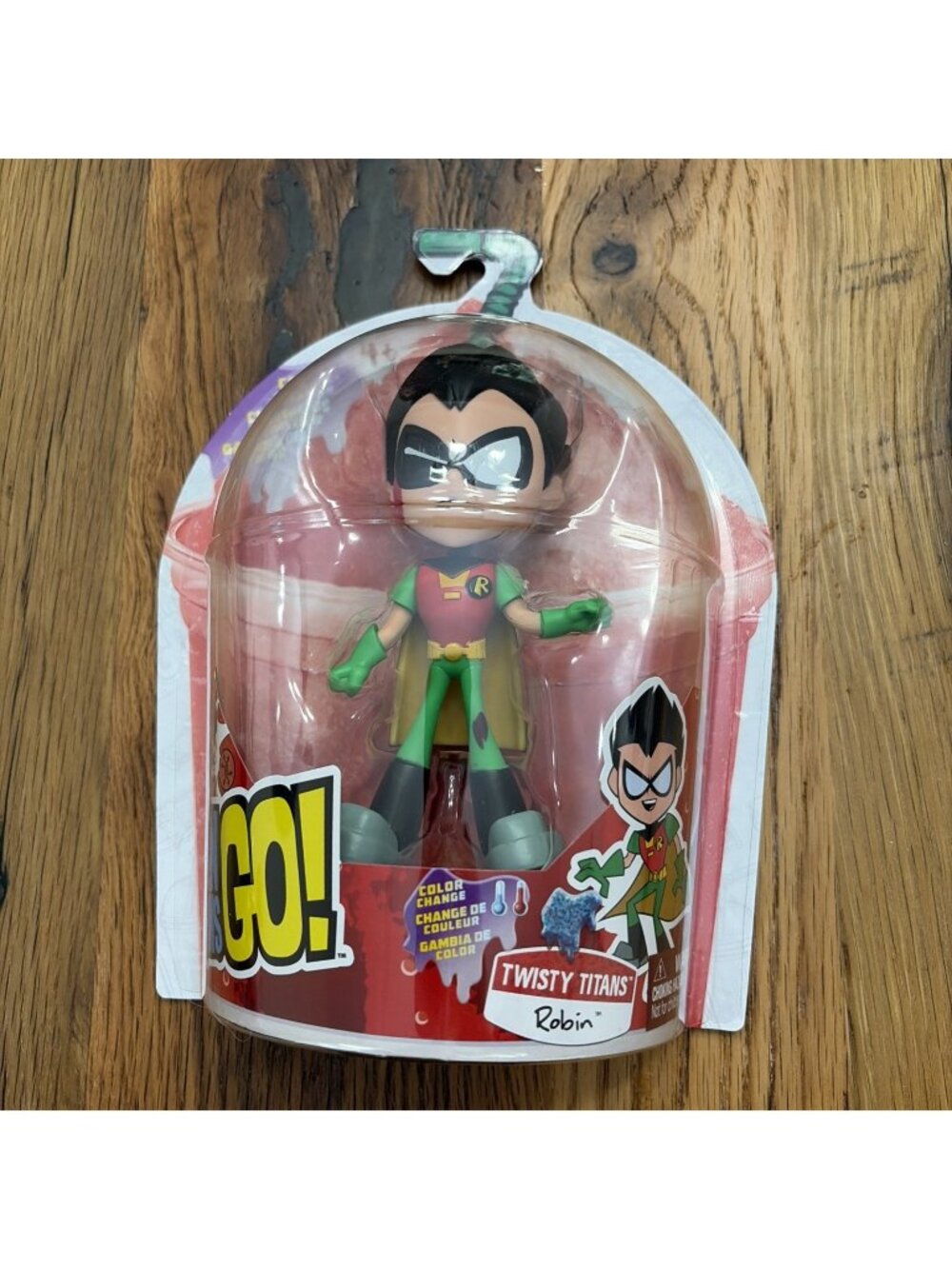 Twisty Titans Robin Figure Teen Titans Go! New Rare Color Change Variant 2024